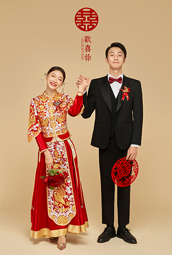 中式婚纱照