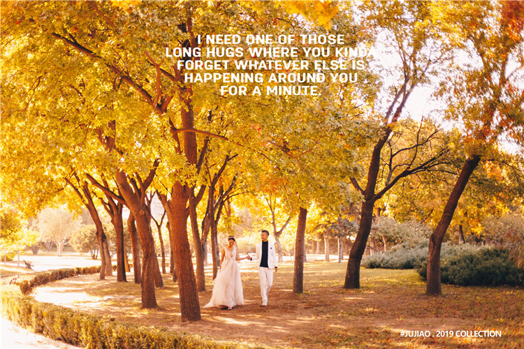 秋景婚纱客照