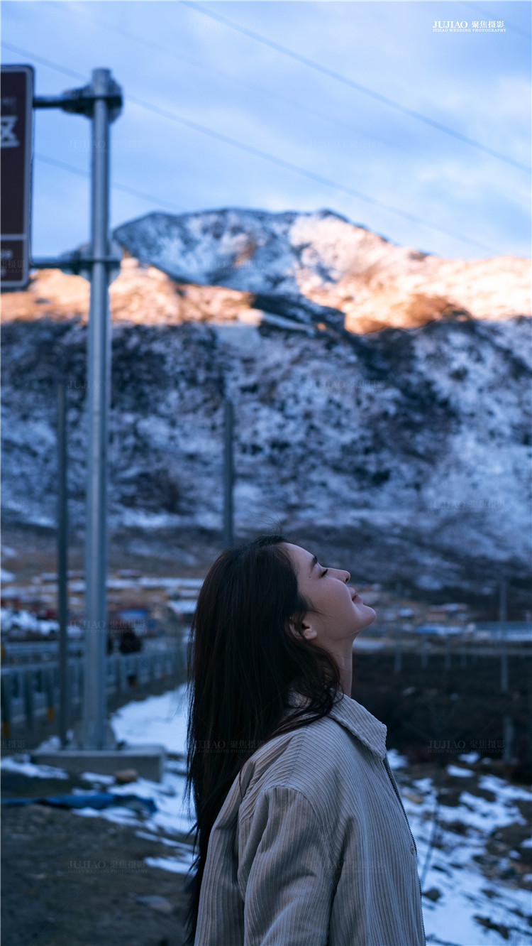 雪景婚纱照