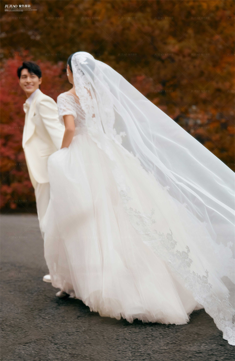 秋日限定婚纱照