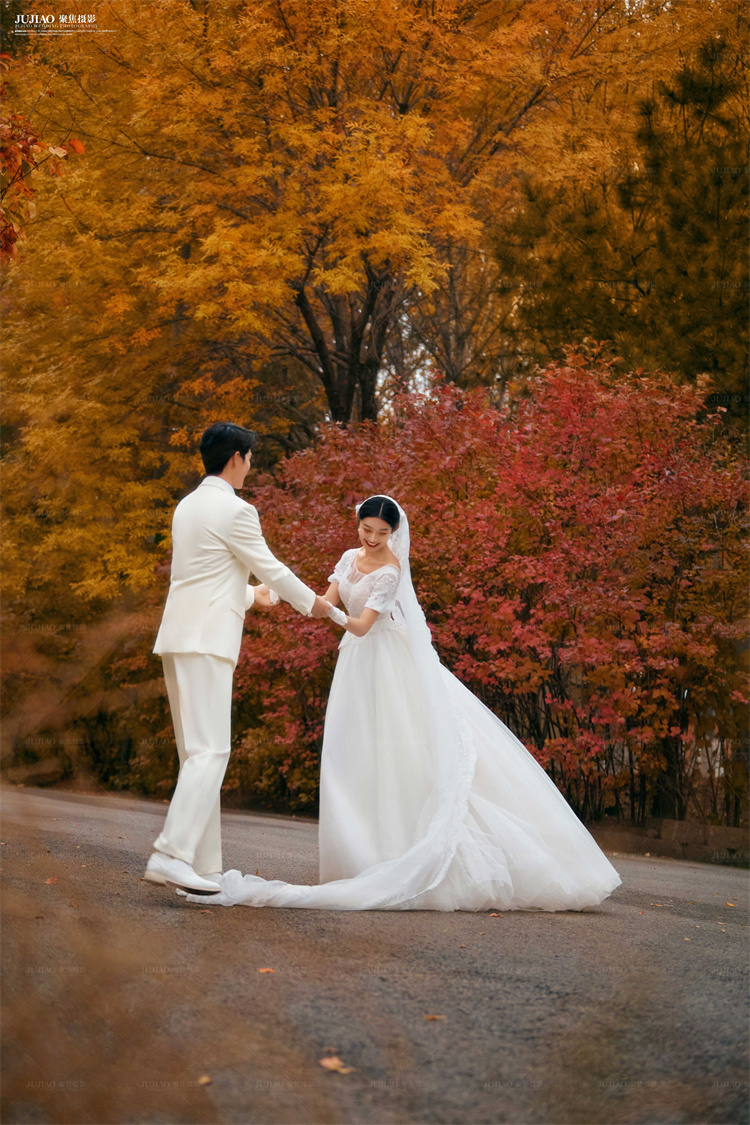 秋日限定婚纱照