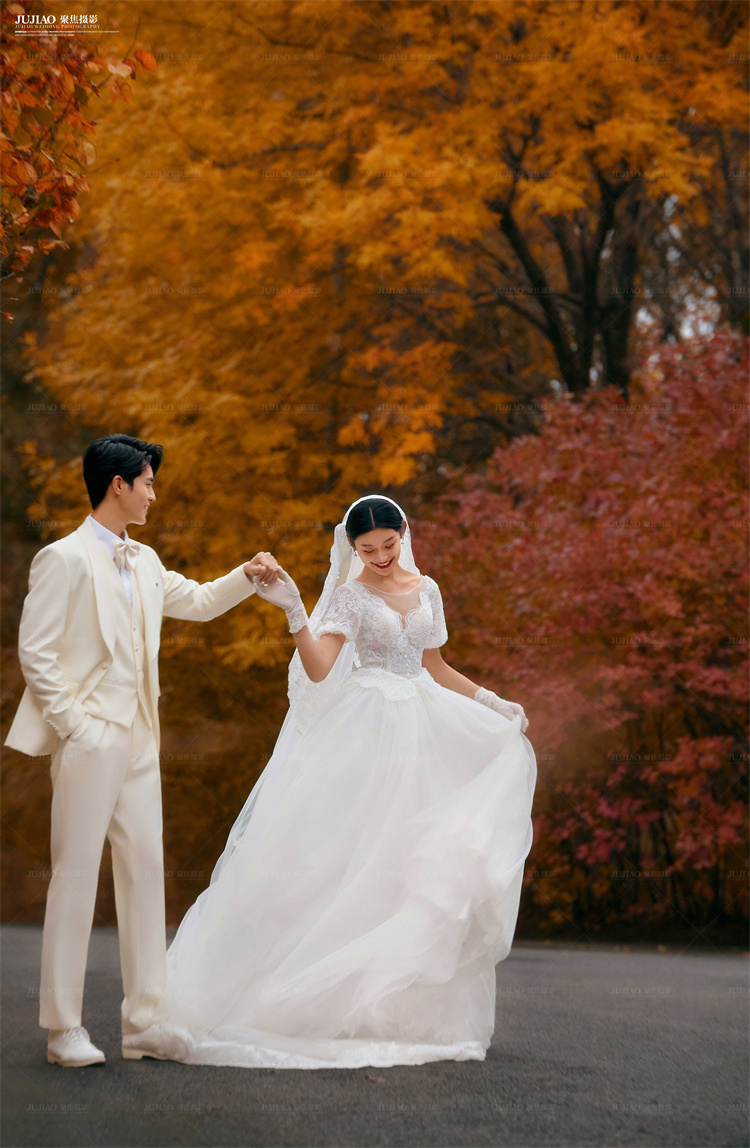 秋日限定婚纱照
