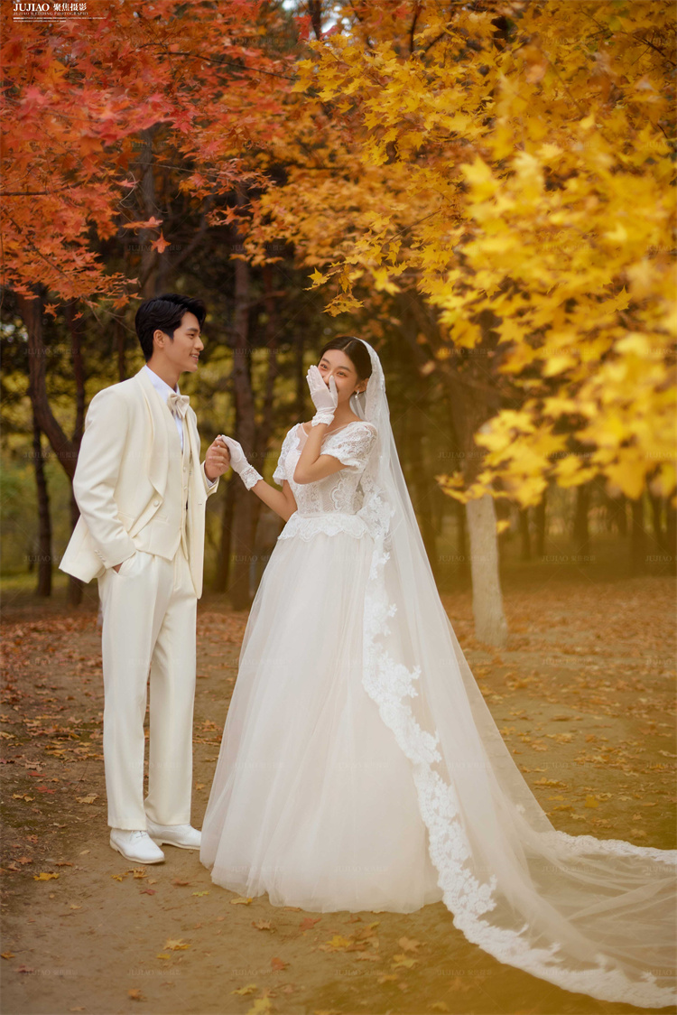 秋日限定婚纱照