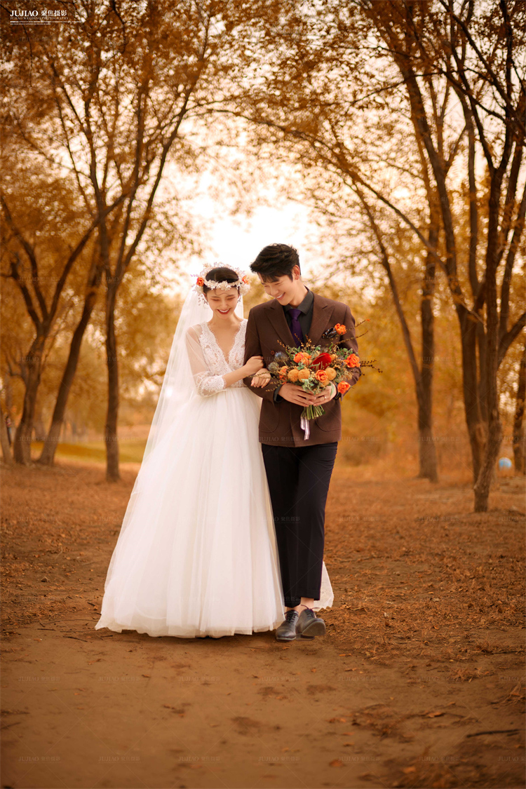 秋日限定婚纱照