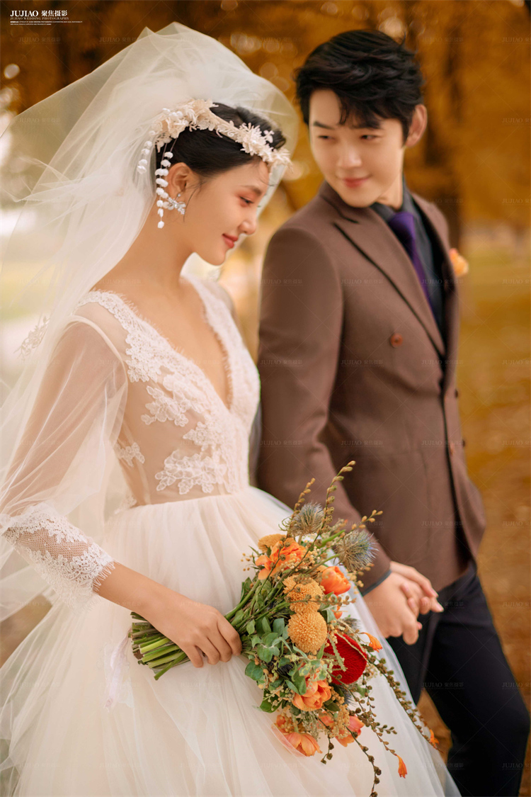 秋日限定婚纱照