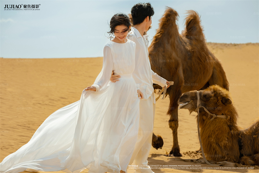 沙漠婚纱照