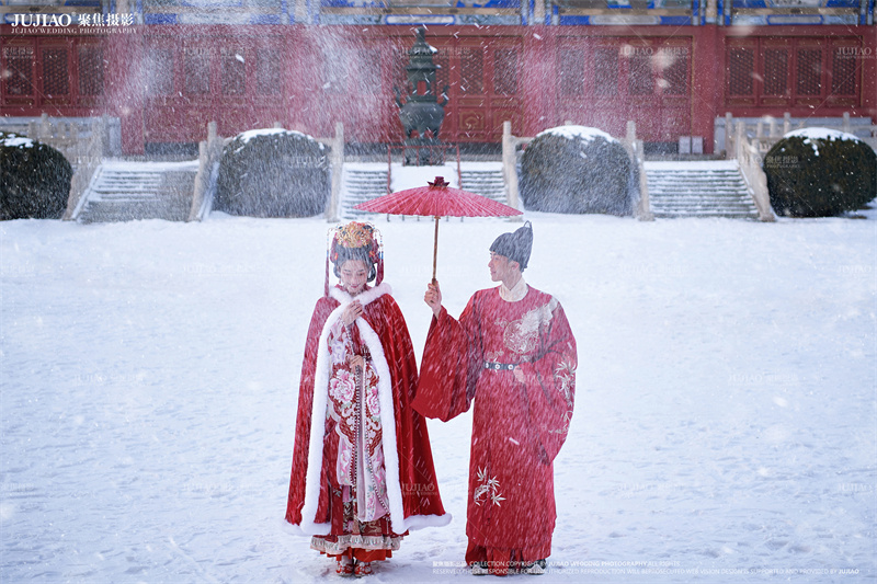 国韵华堂雪景